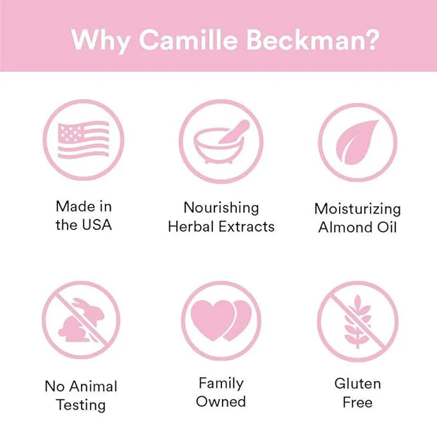 Camille Beckman Classic Collection Travel Trios, Camille, Glycerine Hand Therapy 1.35 oz, Silky Body Cream 2 oz, Hand & Sh...