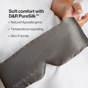 Dore & Rose Deep Sleep Mask Light Blocking, 23 Momme Mulberry Silk Eye Mask, Ultra Soft, Adjustable - Travel Sleeping Mask...