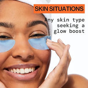 Pacifica Undereye Spot Serum Mask – Bright Eye Vitamin C Mask for Dark Circles & Hydration, Brightening Under Eye Treatmen...