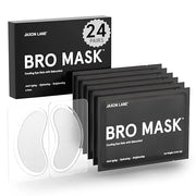 BRO MASK Under Eye Gel Pads: Cooling Eye Patches for Dark Circles and Puffiness | Anti Aging Hydrogel Eye Patch Set + Baku...