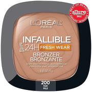 L'Oreal Paris Infallible Up to 24H Fresh Wear Soft Matte Longwear Bronzer. Waterproof, heatproof, transfer, humidity and s...