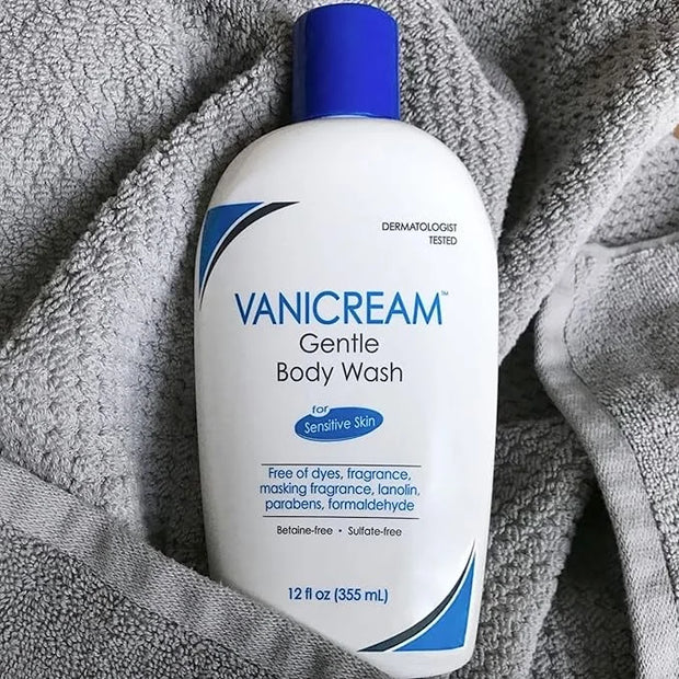 Vanicream, Free and Clear Shampoo, Conditioner and Body Wash Set, For Sensitive Skin, Fragrance and Paraben Free - 12 Ounc...