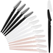 12 Pcs Eyebrow Razors, Face Razors Multipurpose, Exfoliating Dermaplaning Tools, Eyebrow Trimmers Shaver with Safety Cover...