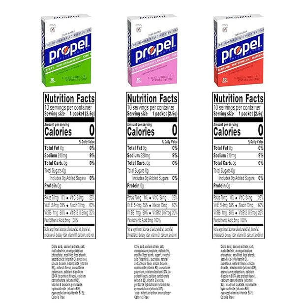 Propel Powder Packets, Kiwi Strawberry Variety Pack (Pack of 30) - Product Image