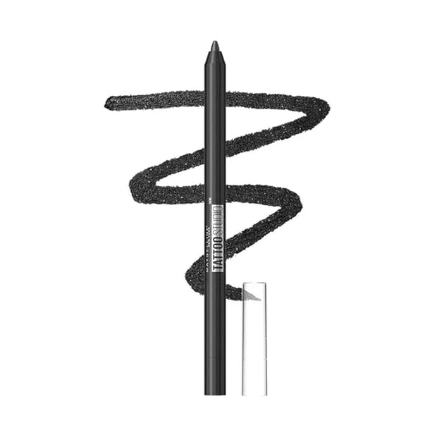 MAYBELLINE New York Tattoo Studio Long-Lasting Sharpenable Eyeliner Pencil, Glide on Smooth Gel Pigments with 36 Hour Wear...