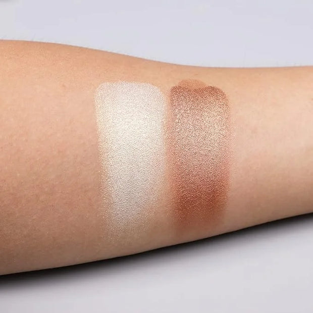 IS'MINE Single Duo Shimmer Brown Eyeshadow, Dual Color, Longwear, White Eye Makeup for Day & Night - Product Image