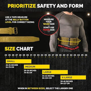 5mm Premium Weight Lifting Belt - 100% Genuine - Product Image
