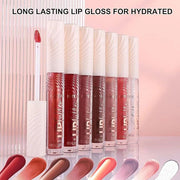 ﻿Rose Tan lip plumper gloss Tinted Glitter Lipgloss Lip Oil Teens Moisturizing Lipstick Lip Balm High Shine And Vegan Plum...