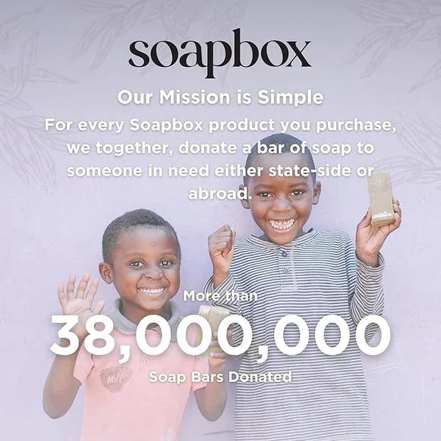 Soapbox Shampoo and Conditioner Set with Coconut Oil, Jojoba Oil, Aloe and Shea Butter to Moisturize and Nourish for All H...