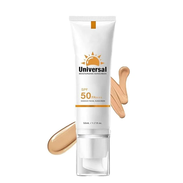 Tinted Sunscreen for Face SPF 50, Hydrating Sun Essence Face Sunscreen, Korean SPF 50+ PA++++ No White Cast, Hydrating, Mo...