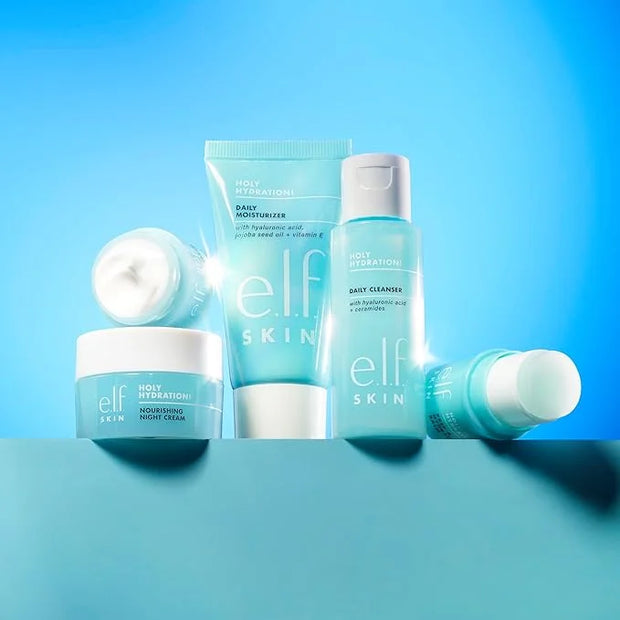 e.l.f. SKIN Holy Hydration! Jet Set Hydration Kit, Travel Friendly Hydrating Skincare Set, Face Cleanser, Balm, Moisturize...