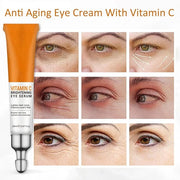 Vitamin C Eye Cream For Dark Circles, Under Eye Bag Cream Anti Aging Firming Creams For Women, Hydrating Eye Moisturizer C...