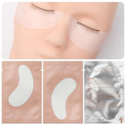 100 Pairs Hydrogel Under Eye Gel Patches Lint Free Eye Lash Pads Eyelash Extension Tool Mask Eyepads (#2-Pink) - Product I...