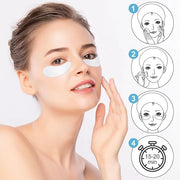 Joez Wonderful Under Eye Patches 5 Pairs, Silicone Reusable Eye Patches, Under Eye Mask for Skin Care Effect to Reduce Wri...