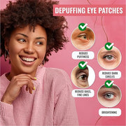 Look At Me Under Eye Patches (10 Pairs). Korean Skin Care Green Tea Hydrogel Eye Patch/Eye Pads. Dark Circle Remover and C...