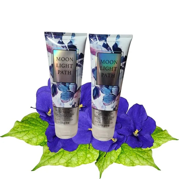 Bath and Body Works 2 Pack Moonlight Path Ultra Shea Body Cream 8 Oz. - Product Image
