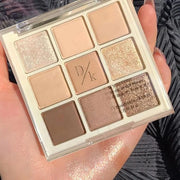 Eyeshadow Palette Makeup- 9 Colors Eyeshadow Palette Matte Shimmer Korean Natural Eye Shadow palettes Highly Pigmented Nat...