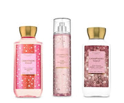 Bath & Body Works - Champagne Toast - Daily Trio - Shower Gel, Fine Fragrance Mist & Super Smooth Body Lotion (Packaging V...