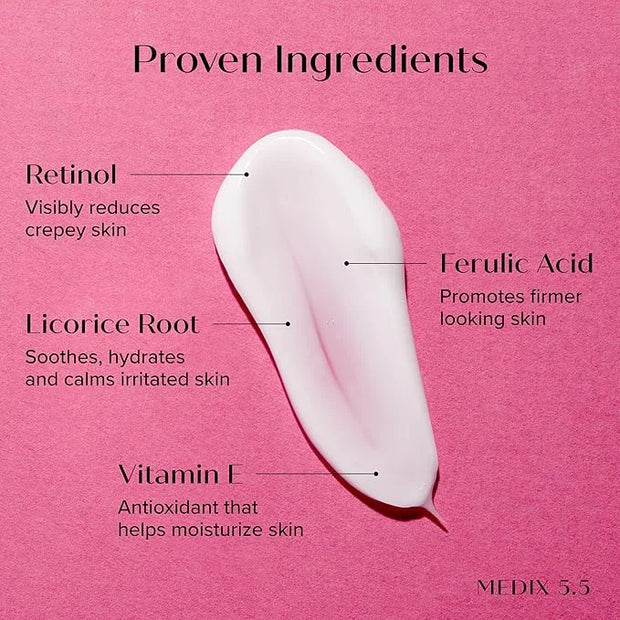 MEDIX 5.5 Retinol Body Lotion Firming Moisturizer | Crepey Skin Care Treatment | Retinol Body Cream | Retinol Cream Target...