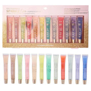 EXPRESSIONS 12pc Sparkle Lips Lip Oils - Vitamin E Infused Lip Gloss, Lip Oil Collection | Hydrating Lip Care, Safe and No...