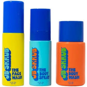 The Junior Travel Trio - Complete Skin Care Set for Kids, Tweens & Teens: Hydrating Body Wash, Refreshing Body Spray, & Ge...