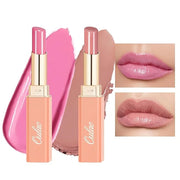 Oulac Moisturizing Shine Lipstick For Women Christmas Set 2PCS, 2 in 1 Tinted Lip Balm for Winter, Hydrated Juicy and Glos...