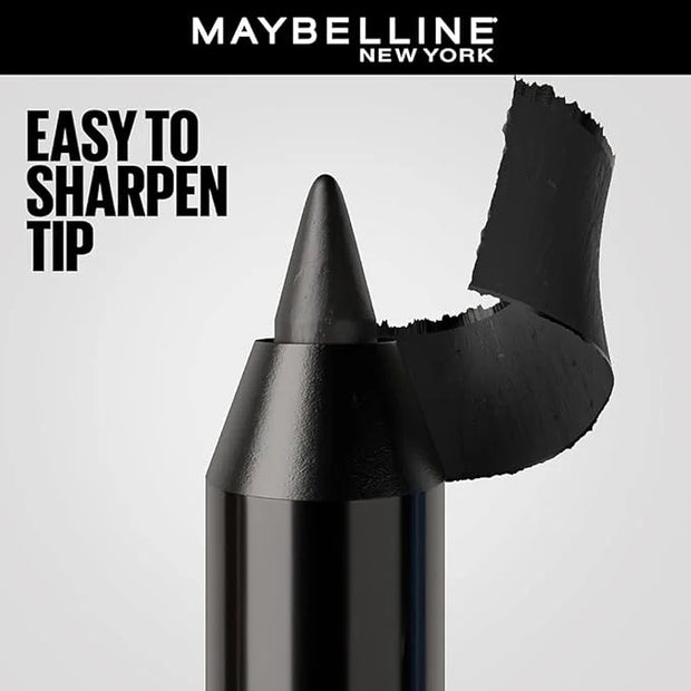 MAYBELLINE New York Tattoo Studio Long-Lasting Sharpenable Eyeliner Makeup Pencil, Glide on Smooth Gel Pigment, 36 Hour We...