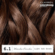 Clairol ColorStrong Permanent Zero Ammonia Hair Dye, 6.1 Light Ash Brown - Machu Picchu Hair Color, Pack of 1 - Product Image
