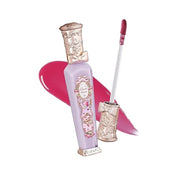 Flower Knows Violet Strawberry Rococo Glowy Lip Gloss-Moisturizing Tinted Lip Oil-Hydrating Lip Makeup for Girls&Women-Veg...