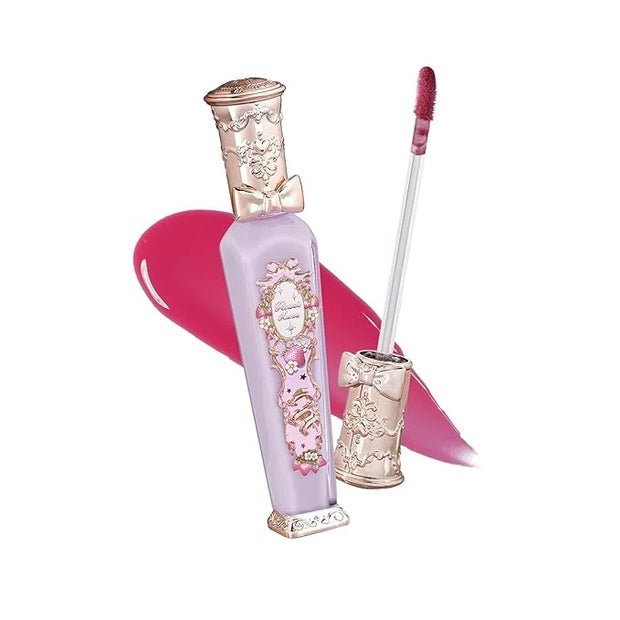 Flower Knows Violet Strawberry Rococo Glowy Lip Gloss-Moisturizing Tinted Lip Oil-Hydrating Lip Makeup for Girls&Women-Veg...