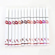 2Pcs Longwear Liquid Lip Liner Stain Marker Pen Set Long Lasting Waterproof, Mocha Nude Brown Matte Semi Permanent 24 Hour...