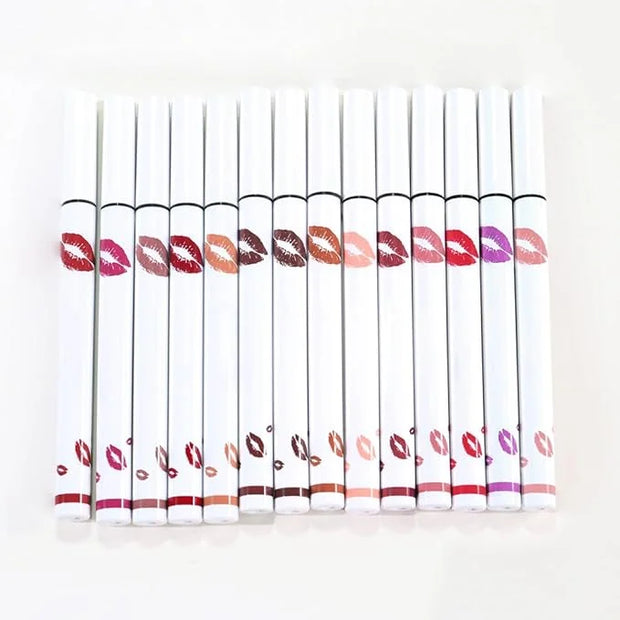 2Pcs Longwear Liquid Lip Liner Stain Marker Pen Set Long Lasting Waterproof, Mocha Nude Brown Matte Semi Permanent 24 Hour...