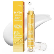6% Caffeine Eye Cream: Dark Circle Remover Hydrating Anti-Wrinkle Eye Care Cream for Women 20ml 0.68fl.oz - Product Image