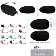 Adult/Kids Silk Glasses Eye Mask Amblyopia Strabismus Lazy Eye Patches Treat Lazy Eye and Strabismus(Black) - Product Image