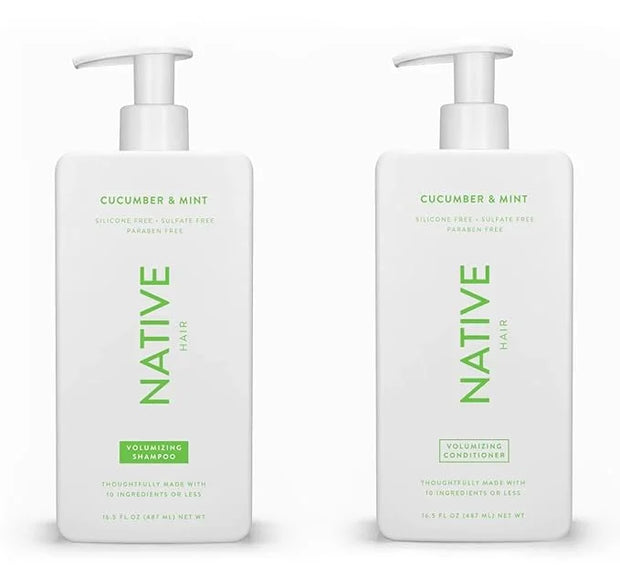 Native Shampoo and Conditioner Contain Naturally Derived Ingredients | All Hair Type Color & Treated From Fine to Dry Dama...