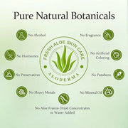 Aloderma Essential Aloe Soothing & Repairing Skin Care Set - 4 Pieces - Gel, Cleanser, Toner, Cream - Product Image