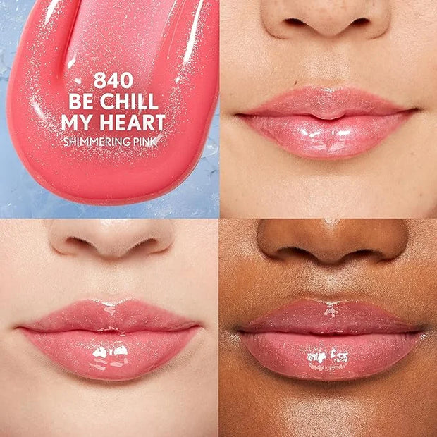 Covergirl Clean Fresh Yummy Plumper Lip Gloss, 840 Be Chill My Heart, Shiny, Vegan Formula, Easy to Apply, Minty Flavor, 0...