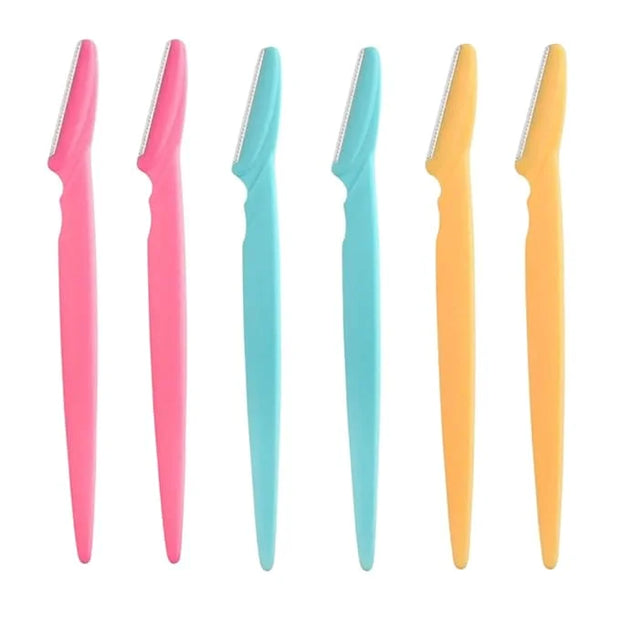 6 PC Eyebrow Razor Demaplane Tool for Women & Men Facial Eyebrow Trimmer Shaper Facial Hair Remover - Product Image