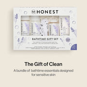 The Honest Company Calming Lavender Bathtime Gift Set | Hypoallergenic Bath Essentials for Sensitive Skin | Shampoo + Body...
