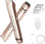 2025 New 2-in-1 Electric Shaver & Bikini Trimmer for Women & Womens Electric Razor, IPX7 Waterproof Wet&Dry Body Hair Remo...