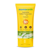 Mamaearth HydraGel Sunscreen | SPF 50 & PA++++ Sun Protection | Helps Fight UVA & UVB Rays with Aloe Vera & Raspberry | Hy...