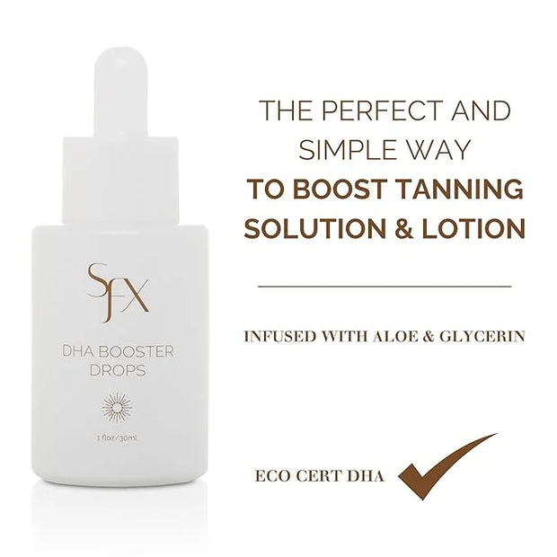SunFX DHA Tanning Drops - Customizable Self-Tanning Drops for Lotions & Spray Tanning Solutions - Professional-Grade Formu...