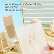 200 Sheets Nail Art Cosmetic Palette Paper Disposable