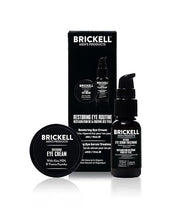 Brickell Men's Restoring Eye Routine for Men, Eye Serum and Eye Cream for Men, Natural and Organic, Unscented, Men's Skin ...