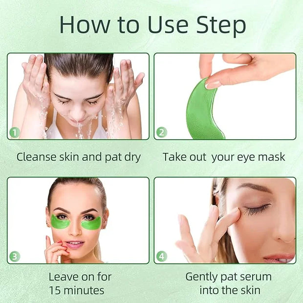 Under Eye Patches, 40 Pairs Eye Mask for Dark Circles, Puffy Eyes, Undereye Bags,Wrinkles,Eye Mask Patches with Aloe Vera,...
