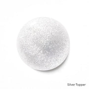 Dashing Diva One Gel Color & Magnetic Topper Duo - OG - Pointe & Silver Glitter Topper - 3-in-1 Base Coat, Nail Color & To...