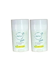2-Pack All Natural Deodorant For Kids and Teens 100% Natural Aluminum-Free Carcinogen Free Kids Deodorant For Boys and Gir...