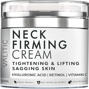 VALITIC Neck Cream for Tightening and Firming - Hyaluronic Acid, Retinol, and Vitamin C - Anti Aging Tightening & Lifting ...