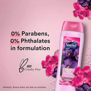 Suave Moisturizing Body Wash, with Sweet Pea Violet and Vitamin E Extract, No Parabens, No Phtahaltes, 18 Fl Oz (Pack of 6...