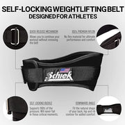 IRON GAME 2004 Lifting Belt Black Medium (Black - Product Image